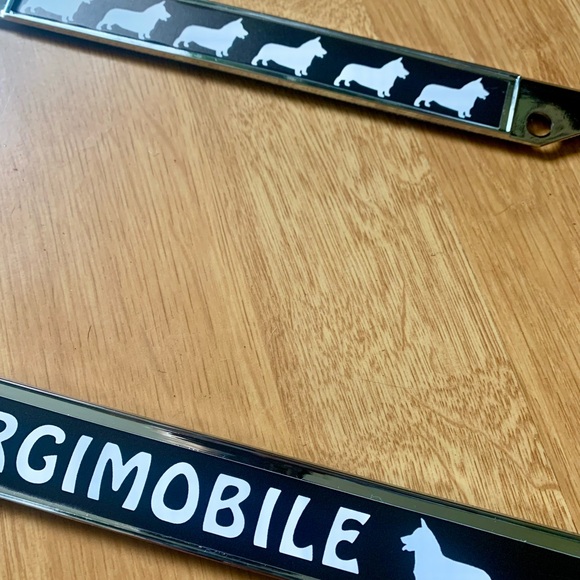 Corgimobile license plate cover. brand new. metal - Picture 3 of 5